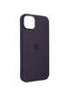Чехол Silicone case (AAA) full with Magsafe для Apple iPhone 12 Pro Max (6.7") Фиолетовый / Amethyst