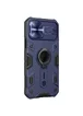 TPU + PC чохол Nillkin CamShield Armor (шторка на камеру) для Apple iPhone 12 Pro Max (6.7 ") Синій