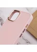 TPU чохол Bonbon Metal Style для Apple iPhone 12 Pro Max (6.7") Рожевий / Light pink