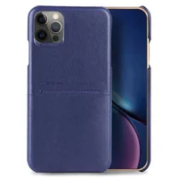 Шкіряна накладка G-Case Cardcool Series для Apple iPhone 12 Pro Max (6.7 ") Синій