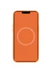 Чехол Silicone case (AAA) full with Magsafe and Animation для Apple iPhone 12 Pro Max (6.7") Оранжевый / Kumquat