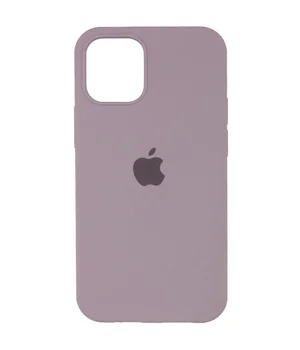 Чехол Silicone Case Full Protective (AA) для Apple iPhone 12 Pro Max (6.7") Серый / Lavender