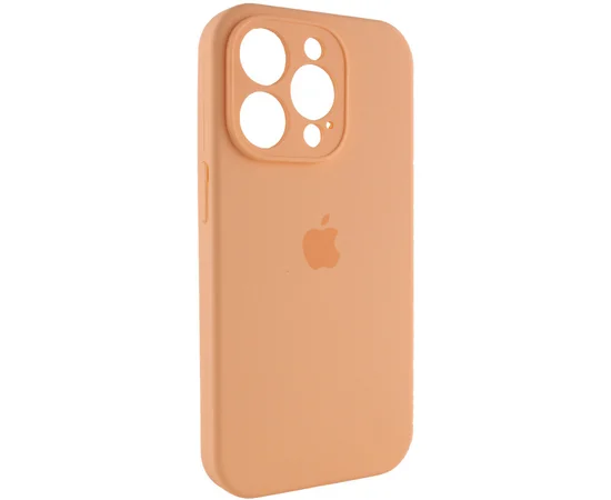 Чохол Silicone Case Full Camera Protective (AA) Apple iPhone 12 Pro Max (6.7") Помаранчевий / Cantaloupe