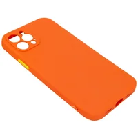 Чохол TPU Square Full Camera для Apple iPhone 12 Pro Max (6.7 ") Помаранчевий