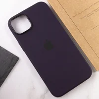 Чехол Silicone case (AAA) full with Magsafe для Apple iPhone 12 Pro Max (6.7") Фиолетовый / Amethyst
