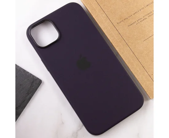 Чехол Silicone case (AAA) full with Magsafe для Apple iPhone 12 Pro Max (6.7") Фиолетовый / Amethyst