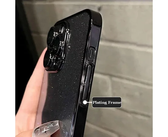 Чехол TPU+PC Glittershine для Apple iPhone 12 Pro Max (6.7") Black