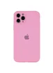 Чехол Silicone Case Full Camera Protective (AA) для Apple iPhone 12 Pro Max (6.7") Розовый / Light pink