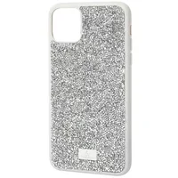 TPU чехол Bling World Rock Diamond для Apple iPhone 12 Pro Max (6.7") Серебряный