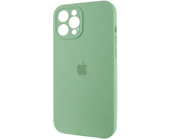 Чохол Silicone Case Full Camera Protective (AA) Apple iPhone 12 Pro Max (6.7") Зелений / Pistachio
