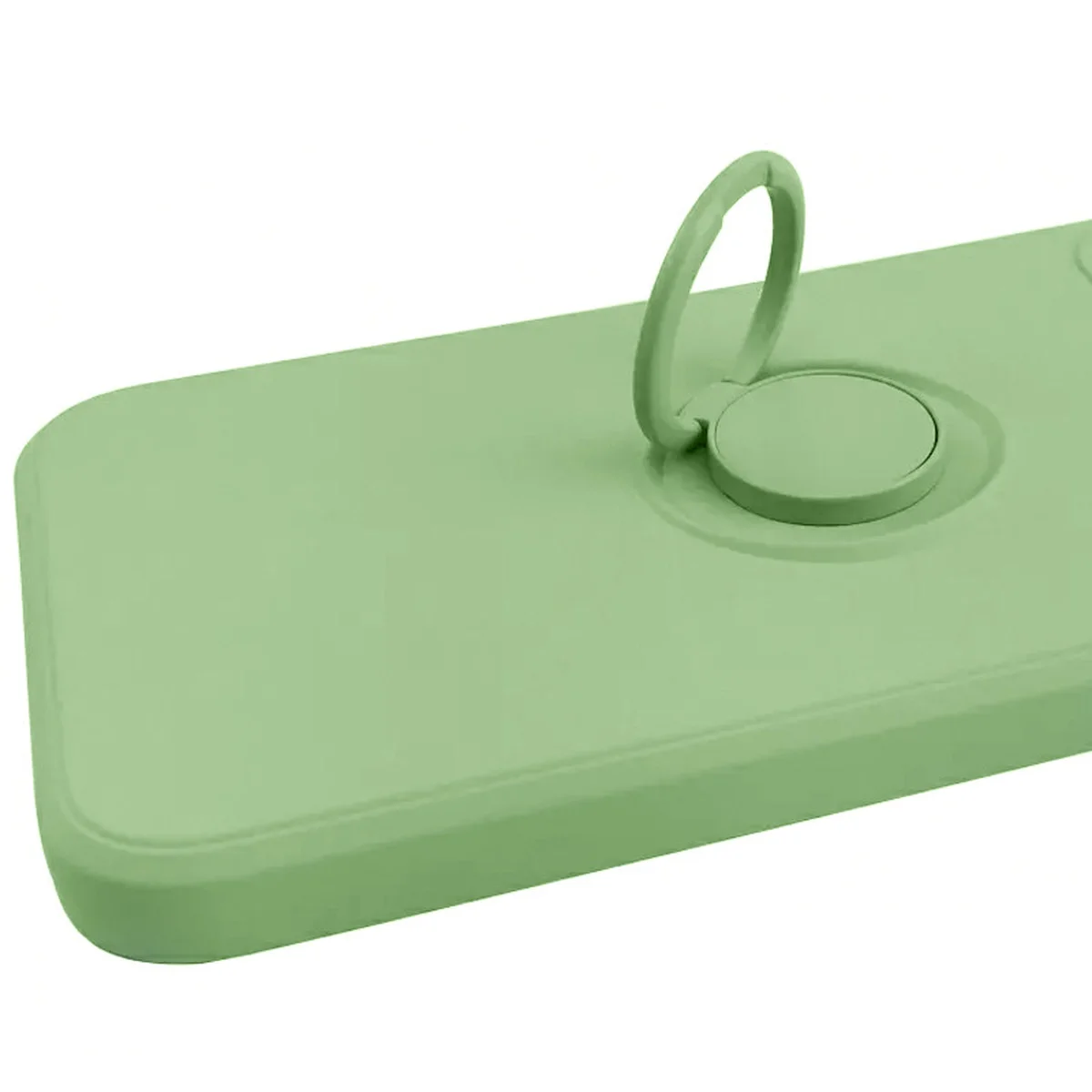 Чехол TPU Candy Ring Full Camera для Apple iPhone 12 Pro Max (6.7") Мятный / Mint