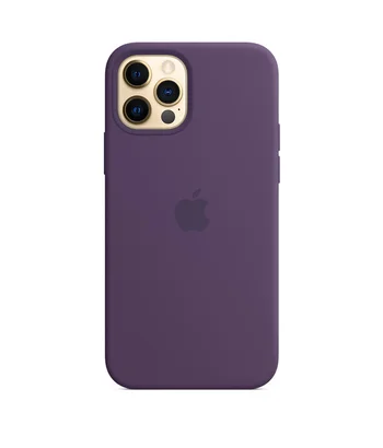 Чохол Silicone Case Full Protective (AA) для Apple iPhone 12 Pro Max (6.7 ") Фіолетовий / Amethyst