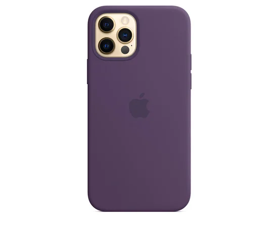 Чехол Silicone Case Full Protective (AA) для Apple iPhone 12 Pro Max (6.7") Фиолетовый / Amethyst