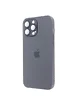 Чехол TPU+Glass Sapphire matte case для Apple iPhone 12 Pro Max (6.7") Graphite Black