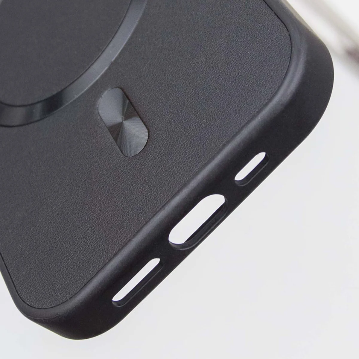 Шкіряний чохол SnapCase with MagSafe для Apple iPhone 12 Pro Max (6.7") Black