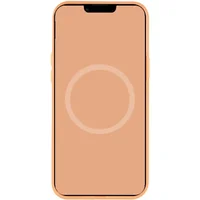 Чехол Silicone case (AAA) full with Magsafe and Animation для Apple iPhone 12 Pro Max (6.7") Оранжевый / Cantaloupe