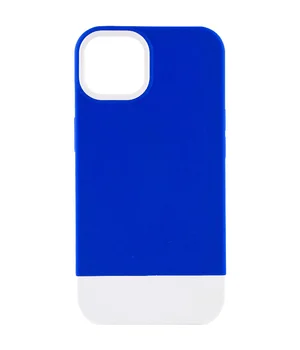 Чехол TPU+PC Bichromatic для Apple iPhone 12 Pro Max (6.7") Navy Blue / White