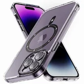Чехол TPU+PC Colorful with MagSafe для Apple iPhone 12 Pro Max (6.7") Black