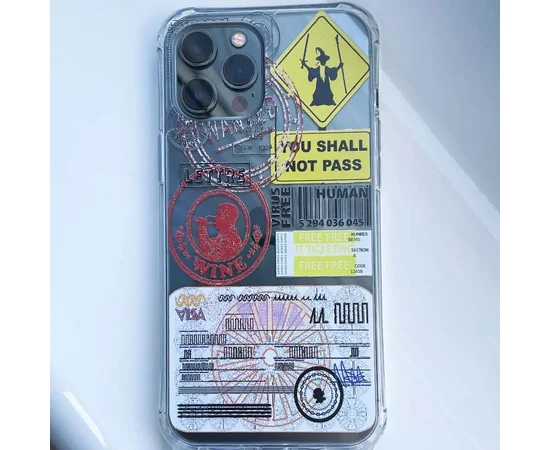 Чехол TPU Crossbody Street Style для Apple iPhone 12 Pro Max (6.7") Magician / Красный