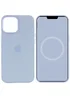 Чохол Silicone case (AAA) full with Magsafe and Animation для Apple iPhone 12 Pro Max (6.7 ") Блакитний / Cloud Blue