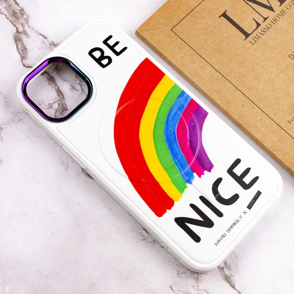 TPU+PC чехол Funny pictures with MagSafe для Apple iPhone 12 Pro Max (6.7") Be Nice