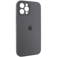 Чехол Silicone Case Full Camera Protective (AA) для Apple iPhone 12 Pro Max (6.7") Серый / Dark Gray / PVH