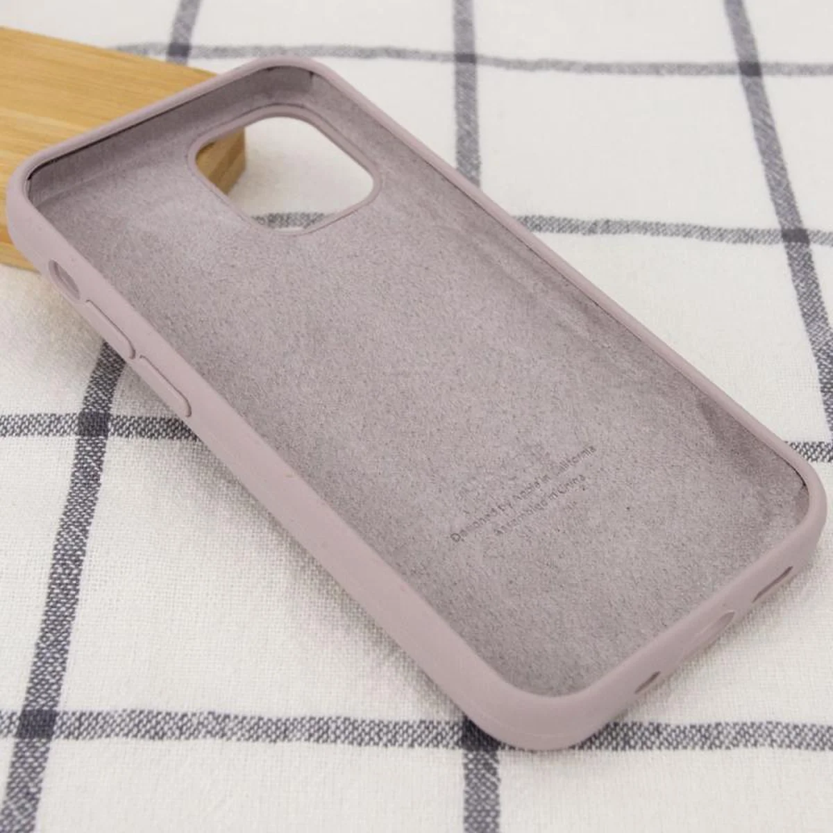 Чехол Silicone Case Full Protective (AA) для Apple iPhone 12 Pro Max (6.7") Серый / Lavender