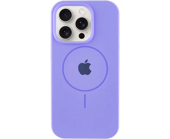 Чехол Silicone Case Full Protective (AA) with MagSafe для Apple iPhone 12 Pro Max (6.7") Сиреневый / Lilac