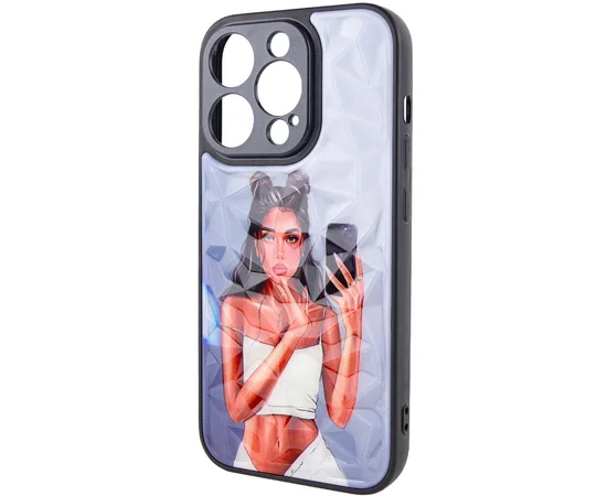 TPU+PC чехол Prisma Ladies для Apple iPhone 12 Pro Max (6.7") Black in White