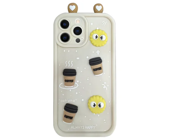 Чохол TPU Toys Case with Ears для Apple iPhone 12 Pro Max (6.7") Sand