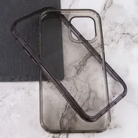 Чехол TPU+PC Full Body с защитой 360 для Apple iPhone 12 Pro Max (6.7") Черный