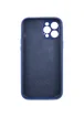 Чехол Silicone Case Full Camera Protective (AA) для Apple iPhone 12 Pro Max (6.7") Синий / Deep navy