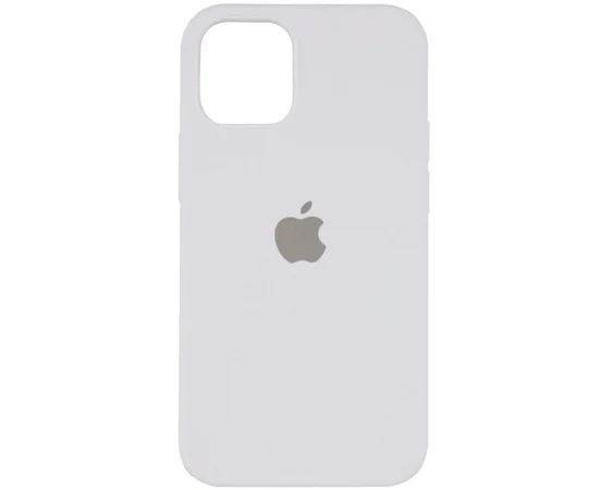 Чехол Silicone Case (AA) Logo with MagSafe для Apple iPhone 12 Pro Max (6.7") Белый / White