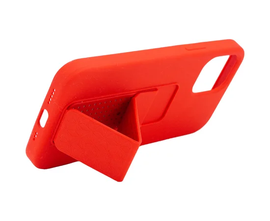 Чехол Silicone Case Hand Holder для Apple iPhone 12 Pro Max (6.7") Красный / Red