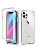 Чехол TPU+PC Full Body с защитой 360 для Apple iPhone 12 Pro Max (6.7") Прозрачный
