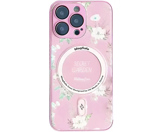 TPU+PC чехол Secret Garden with MagSafe для Apple iPhone 12 Pro Max (6.7") Pink