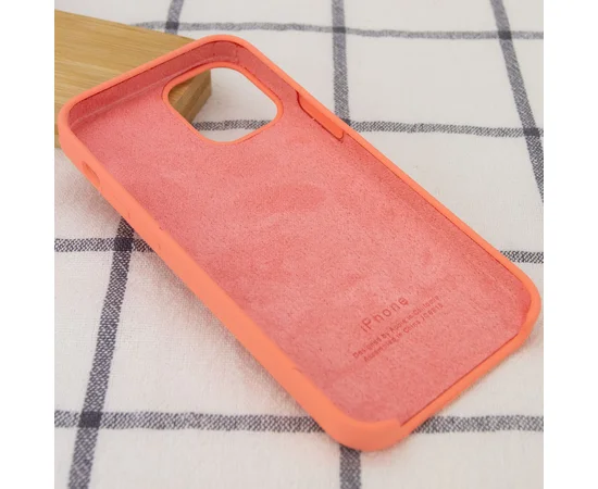 Чехол Silicone Case (AA) для Apple iPhone 12 Pro Max (6.7") Розовый / Flamingo