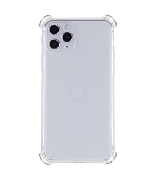 TPU чехол GETMAN Ease logo усиленные углы для Apple iPhone 12 Pro Max (6.7") Прозрачный / Transparent TPU чехол GETMAN Ease logo усиленные углы для Apple iPhone 12 Pro Max (6.7") Прозрачный / Transparent