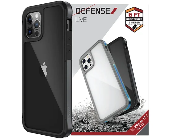 Чехол Defense Edge Series для Apple iPhone 12 Pro Max (6.7") Черный / Black
