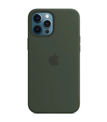 Чохол Silicone case (AAA) full with Magsafe and Animation для Apple iPhone 12 Pro Max (6.7 ") Зелений / Cyprus Green