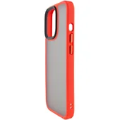 TPU+PC чехол Metal Buttons для Apple iPhone 12 Pro Max (6.7") Красный