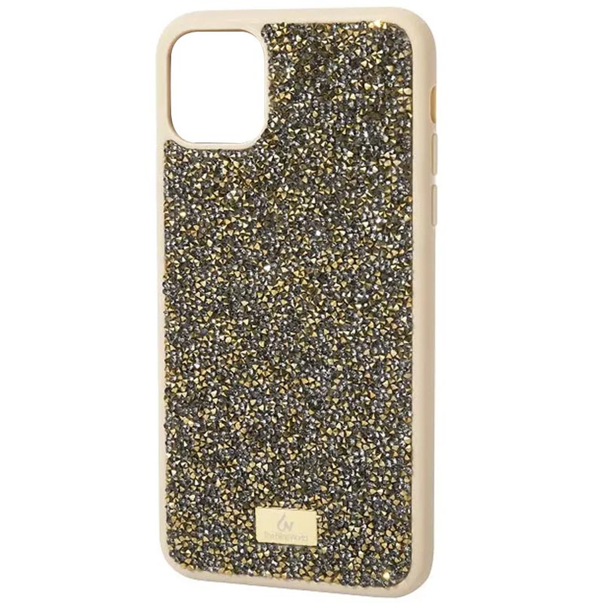 TPU чехол Bling World Rock Diamond для Apple iPhone 12 Pro Max (6.7") Золотой