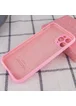 Чехол Silicone Case Full Camera Protective (AA) для Apple iPhone 12 Pro Max (6.7") Розовый / Light pink