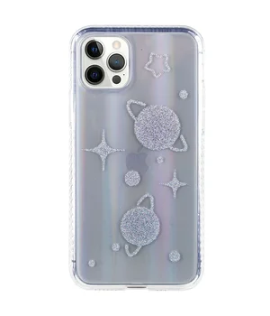 TPU+Glass чехол Aurora Space для Apple iPhone 12 Pro Max (6.7") Планеты