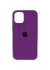 Чехол Silicone Case Full Protective (AA) для Apple iPhone 12 Pro Max (6.7") Фиолетовый / Grape
