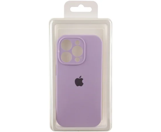 Чехол Silicone Case Full Camera Protective (AA) для Apple iPhone 12 Pro Max (6.7") Сиреневый / Lilac / PVH