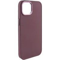 TPU чехол Bonbon Metal Style для Apple iPhone 12 Pro Max (6.7") Бордовый / Plum