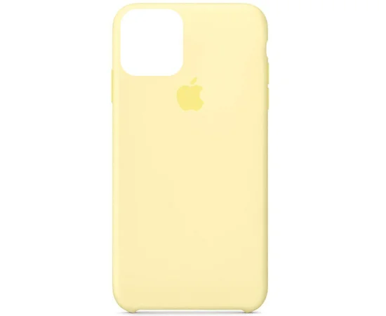 Чехол Silicone Case (AA) для Apple iPhone 12 Pro Max (6.7") Желтый / Mellow Yellow