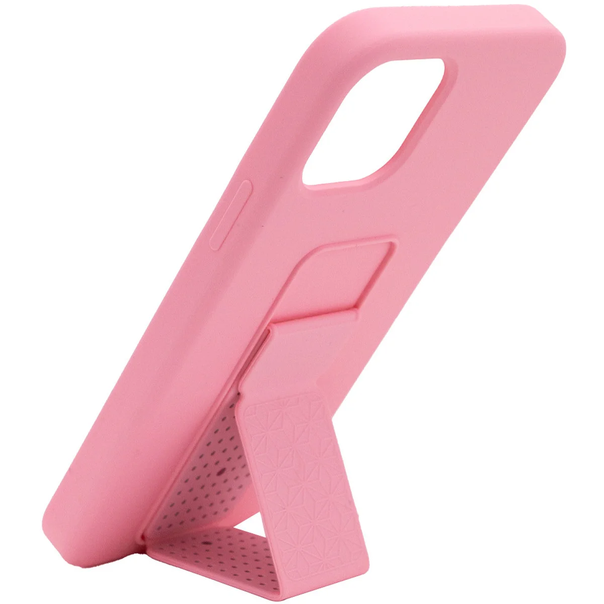 Чохол Silicone Case Hand Holder для Apple iPhone 12 Pro Max (6.7 ") Рожевий / Pink