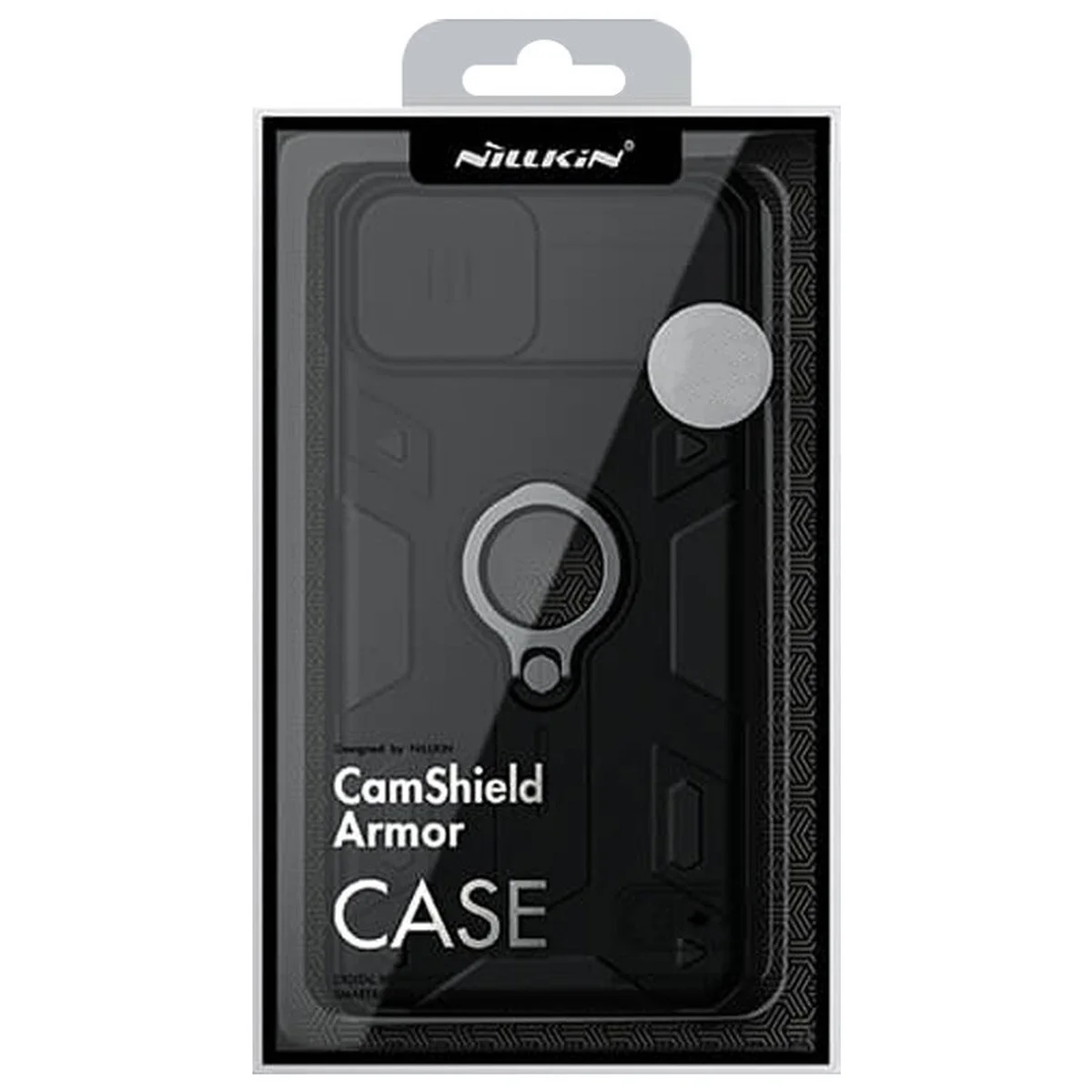 TPU+PC чехол Nillkin CamShield Armor (шторка на камеру) для Apple iPhone 12 Pro Max (6.7") Черный